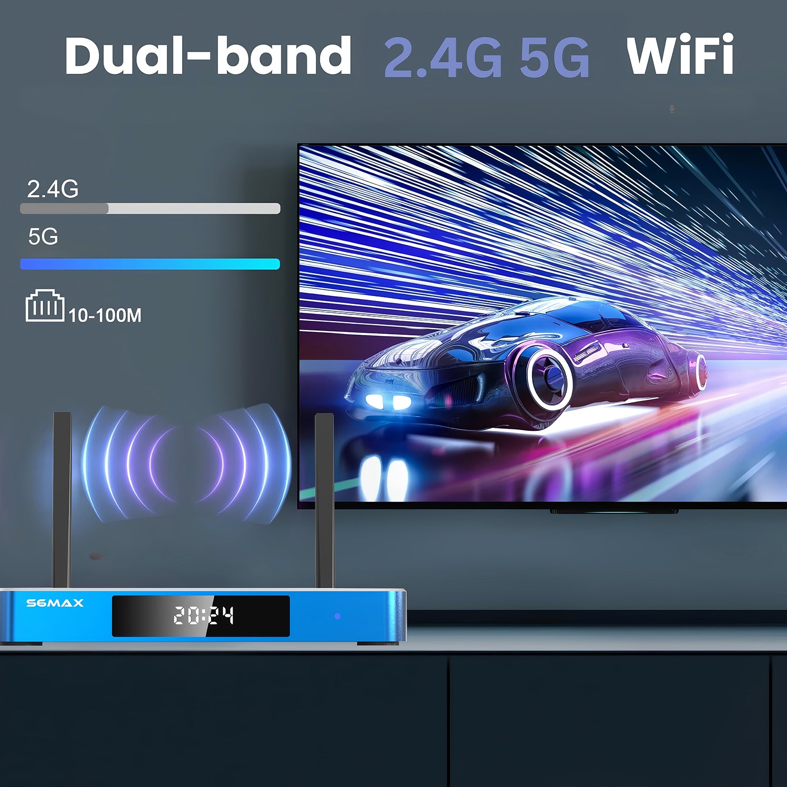 SuperBox S6 Max Andorid TV Box 4GB RAM 64GB ROM 2025