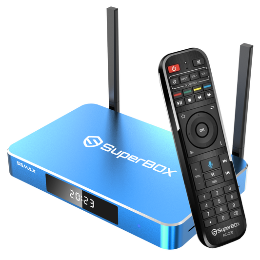 SuperBox S5 Max Andriod TV Box 4GB RAM 64GB ROM 2024