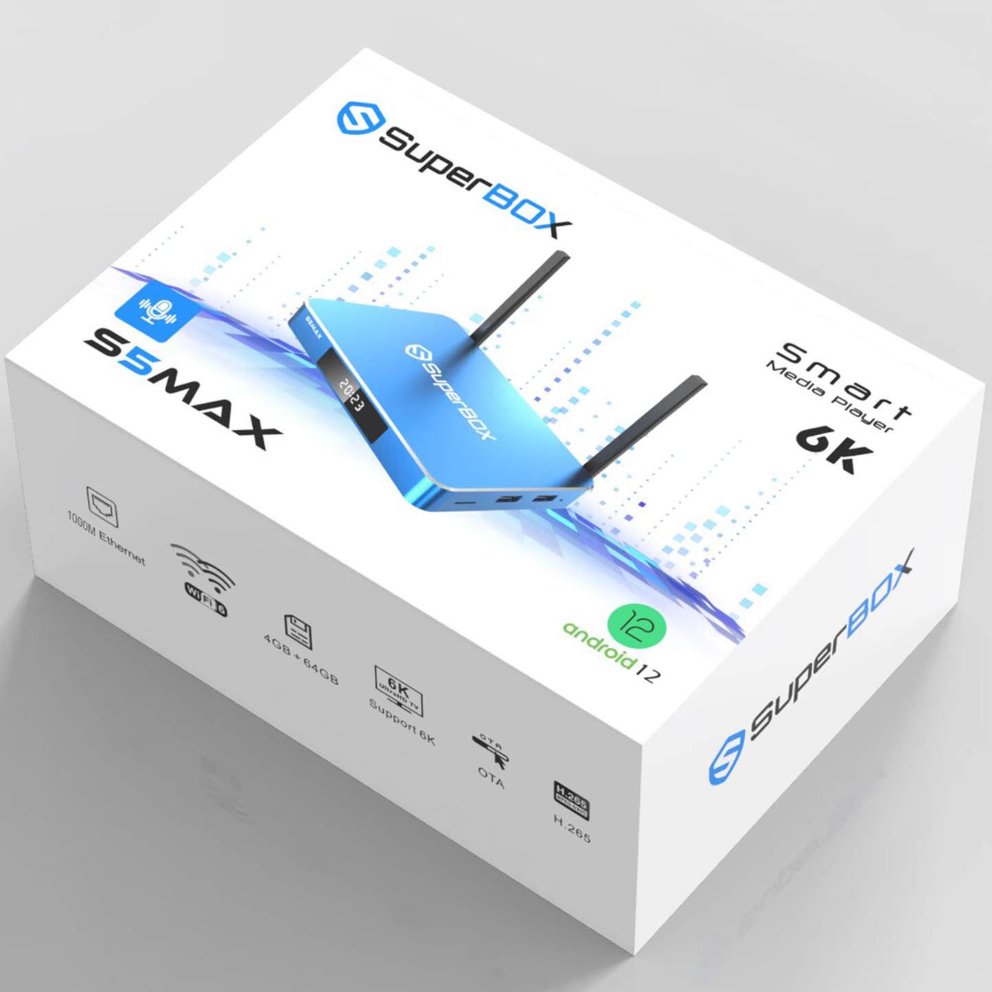SuperBox S5 Max Andriod TV Box 4GB RAM 64GB ROM 2024