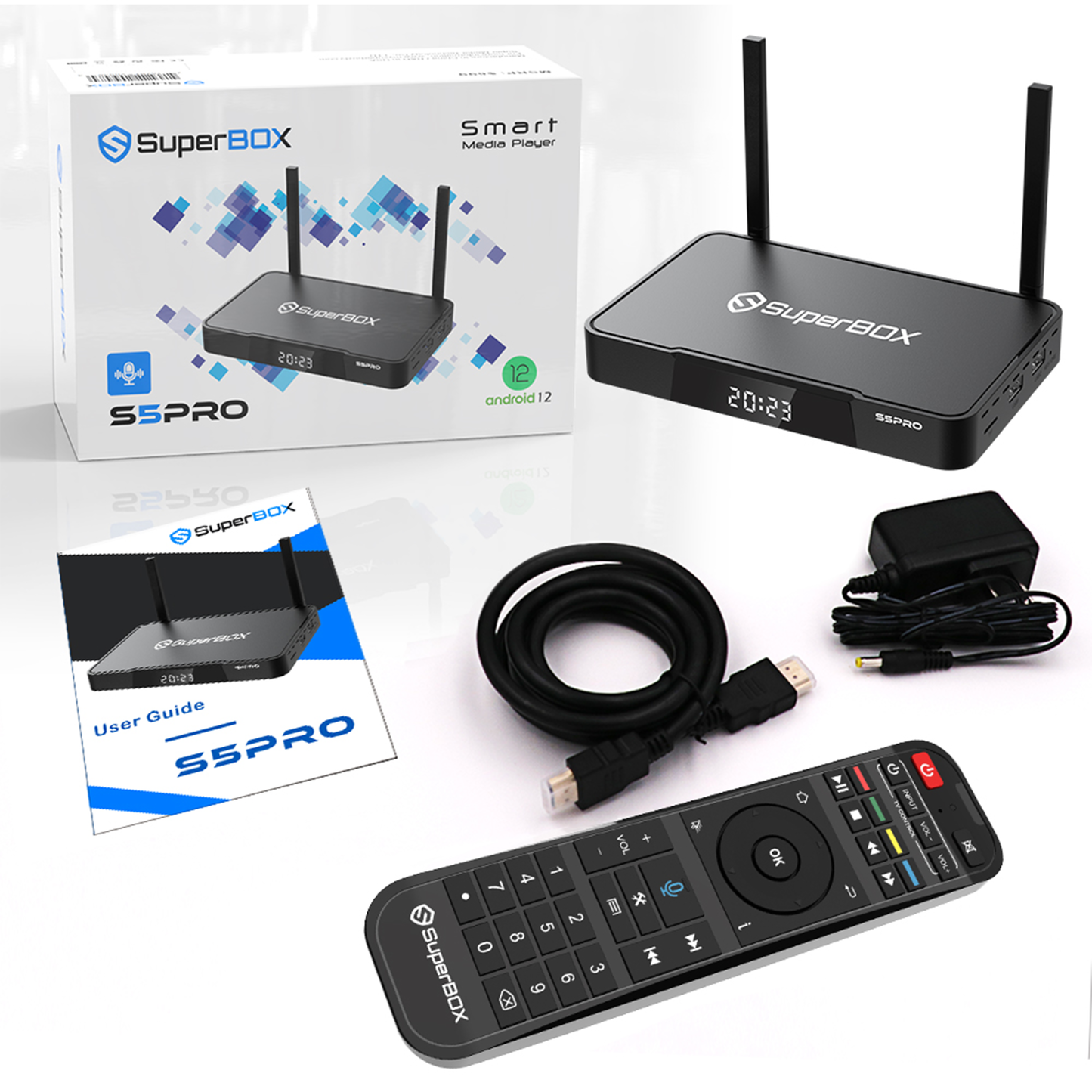 SuperBox S5 Pro Andriod TV Box 4GB RAM 32GB ROM 2024