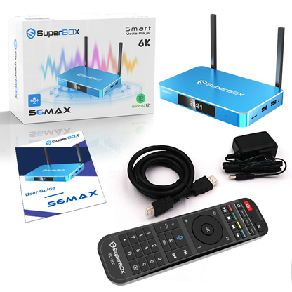 SuperBox S6 Max Andorid TV Box 4GB RAM 64GB ROM 2025