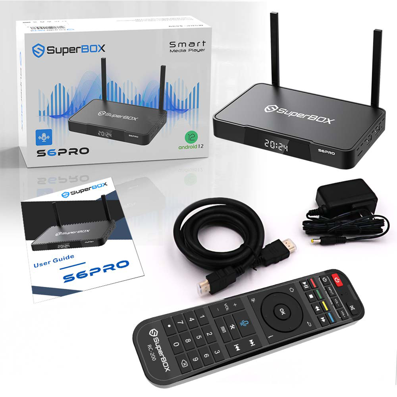 SuperBox S6 Pro Andriod TV Box 4GB RAM 32GB ROM 2025