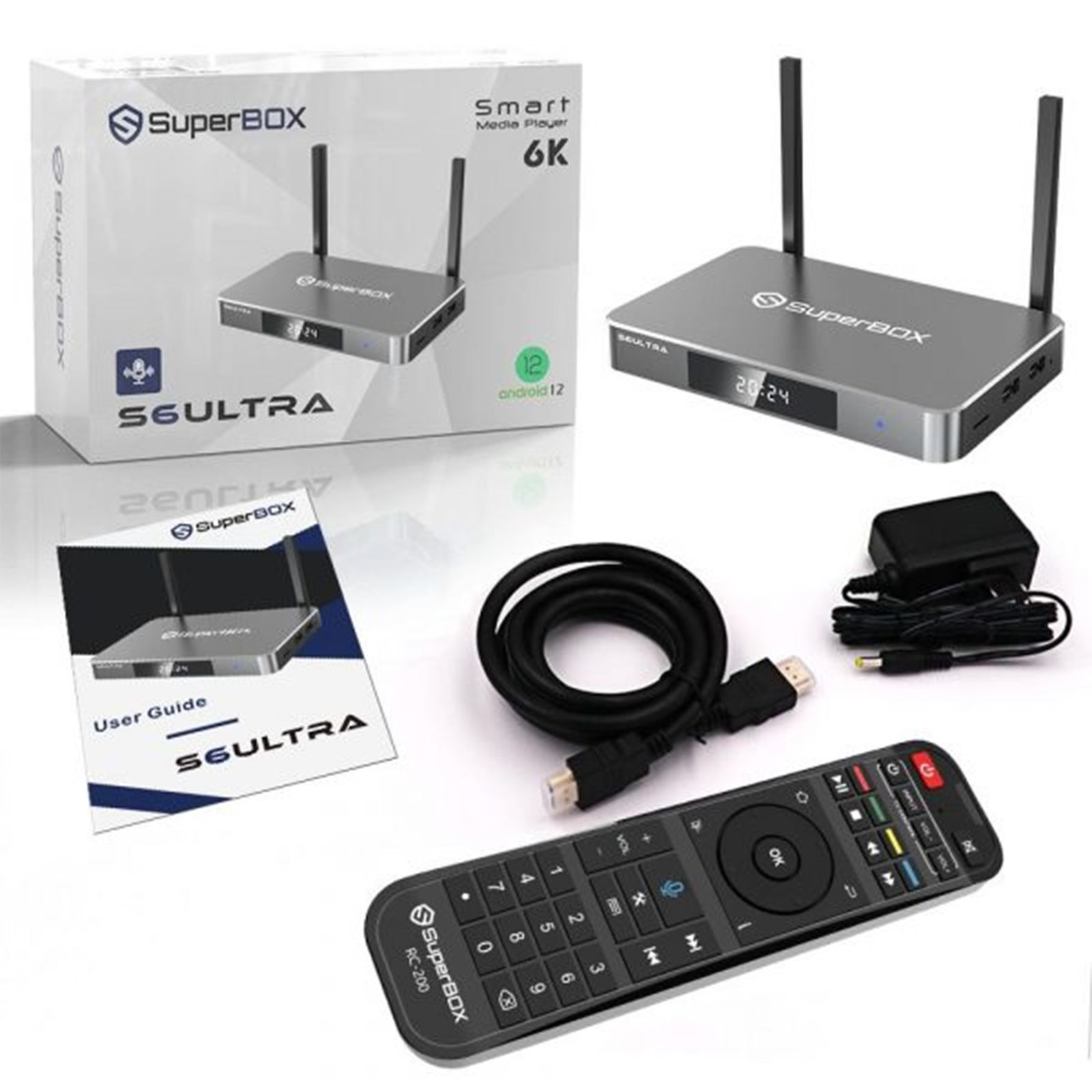 SuperBox S6 Ultra Andriod TV Box 4GB RAM 128GB ROM 2025